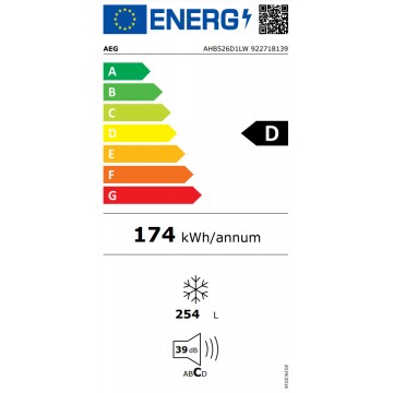 AEG AHB526D1LW Καταψύκτης Μπαούλο 254lt